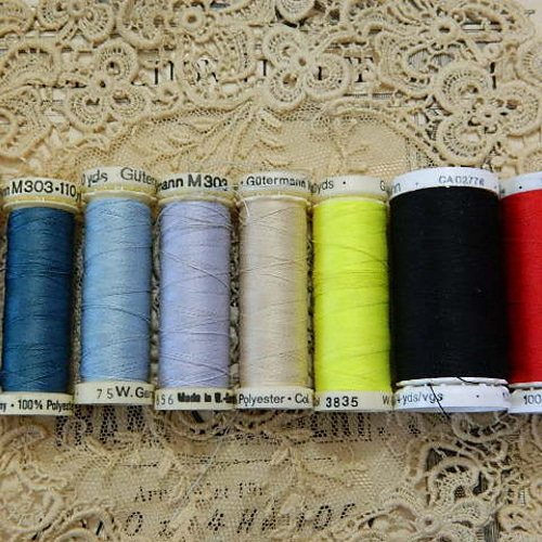 ギッターマン Gutermann 手縫い糸 8個セット 旧西ドイツ