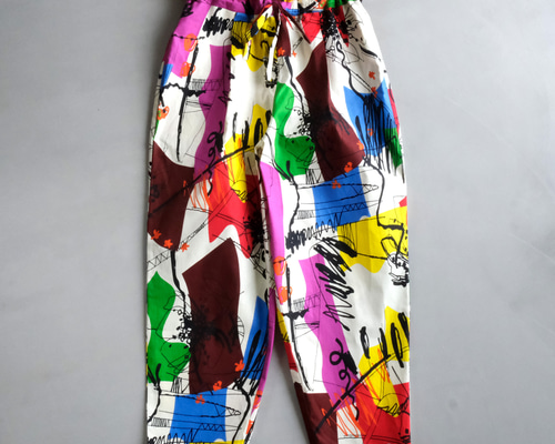 受注制作】ユニセックスで履けるバルーンパンツ アフリカン