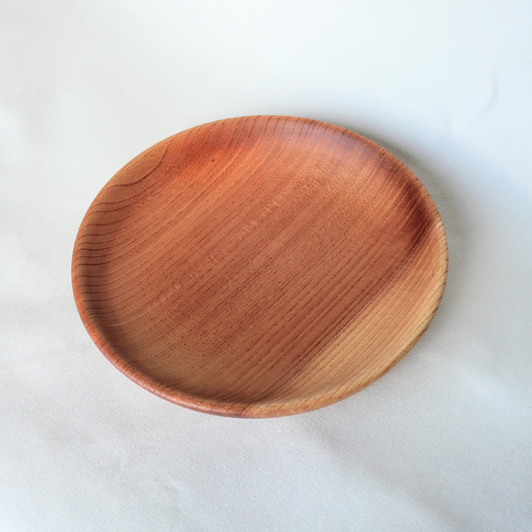 プレート 17cm L ラウンド カフェ 皿 食器 木製食器 天然木