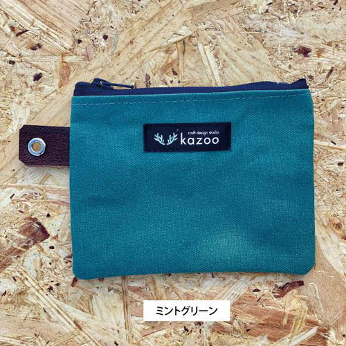 国産帆布で作ったコインケース（全16色/各色限定1点） 小銭入れ