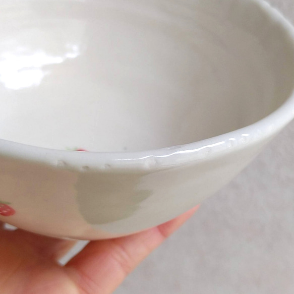 陶のお茶碗・小鉢【山武市のイチゴ】 15枚目の画像