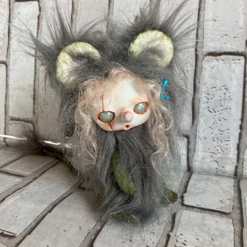 アートドール ☆ ネズミのピノ ☆ 創作人形 ☆ オブジェ ☆ 280