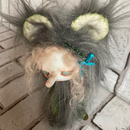 都会（街）のねずみ　と　田舎のねずみ　アートドール　作家 The Country Mouse and the City Mouse（田舎のねずみと都会のねずみ