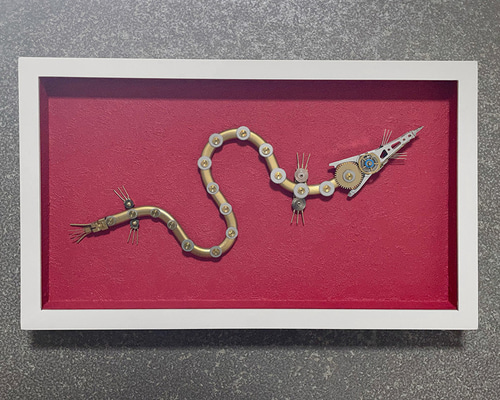 龍の立体アート ハンドメイド