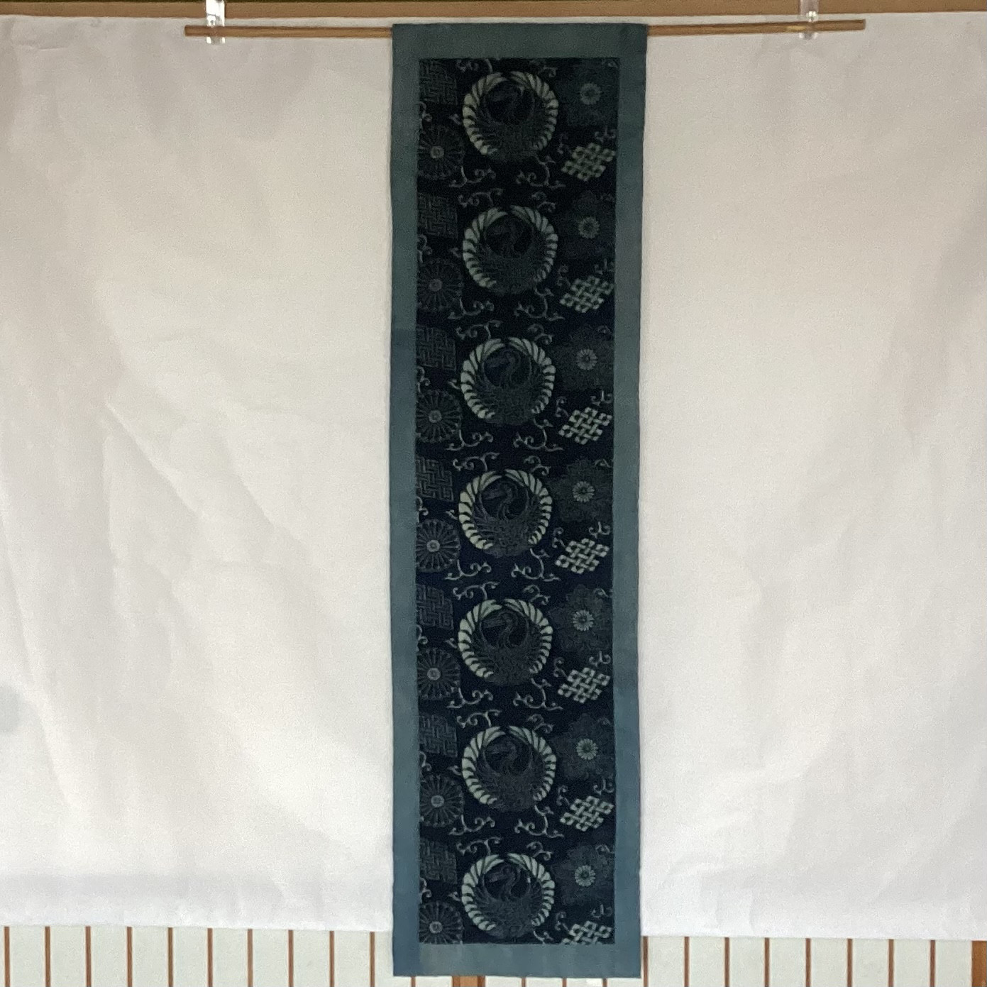 鶴のタペストリー