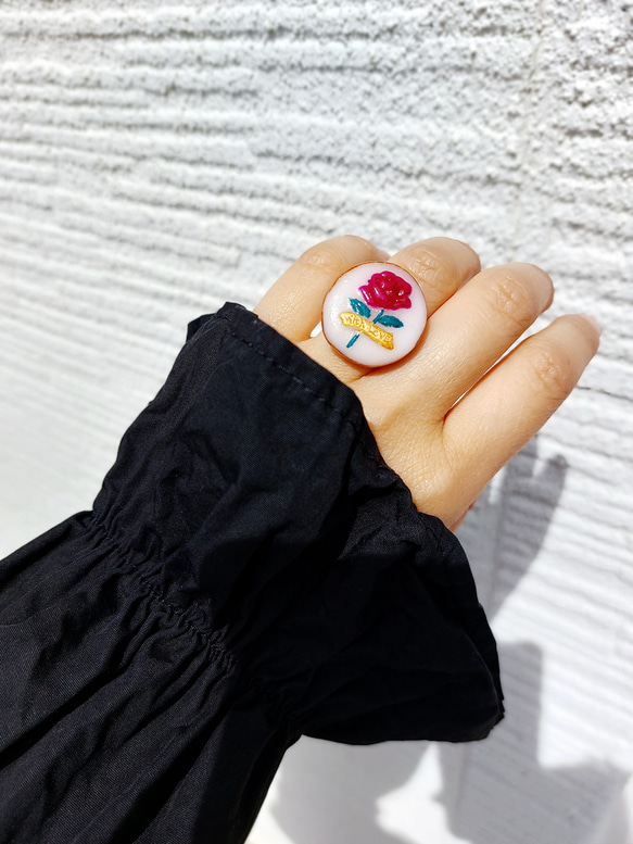 rose ring(ほんのりピンク、roseマゼンタ) 2枚目の画像