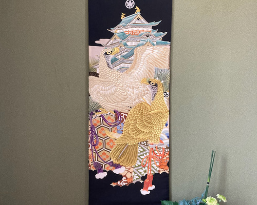 ☆送料無料☆着物リメイク 和風インテリア 端午の節句 子供の日