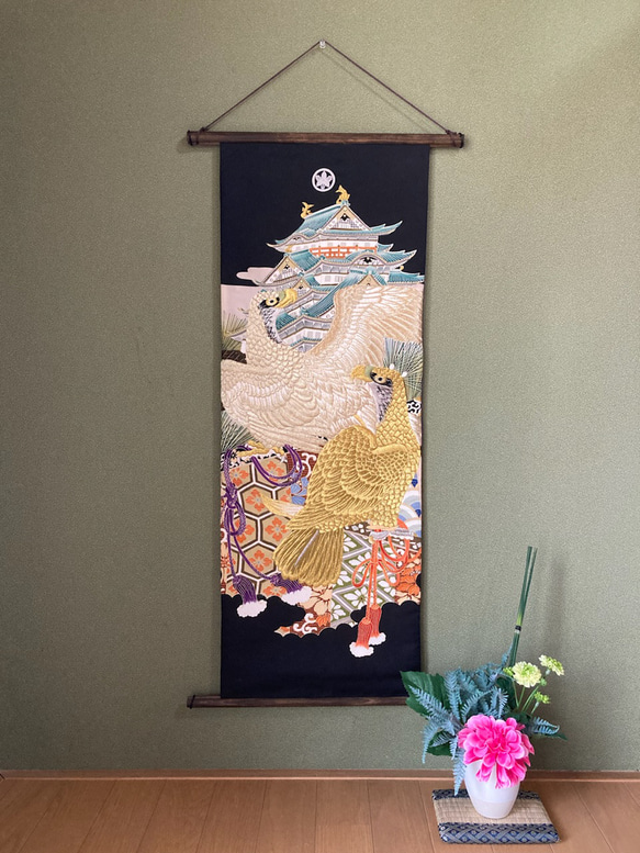 端午の節句 壁掛け タペストリー 着物 和柄 ☆送料無料☆着物リメイク 和風インテリア 端午の節句 子供の日