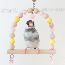鳥用品　ブランコ　インコ　小鳥　色が選べるハート　お買い得 鳥用品 ブランコ インコ 小鳥 色が選べるハート お買い得 - おもちゃ