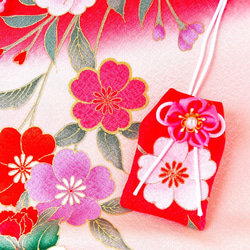 （桜花）元巫女が作る花のお守り袋 3枚目の画像