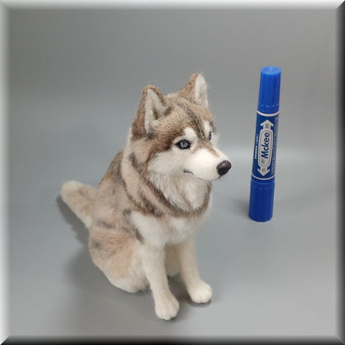 オーダー《受注製作》羊毛フェルト♡シベリアンハスキー
