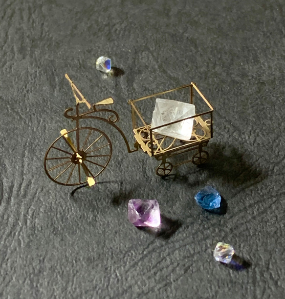 星を運ぶ小さな自転車-Transport-（Ｌサイズ完成品） 5枚目の画像