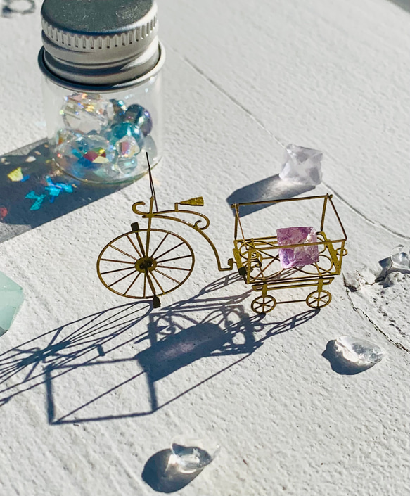 星を運ぶ小さな自転車-Transport-（Ｌサイズ完成品） 4枚目の画像