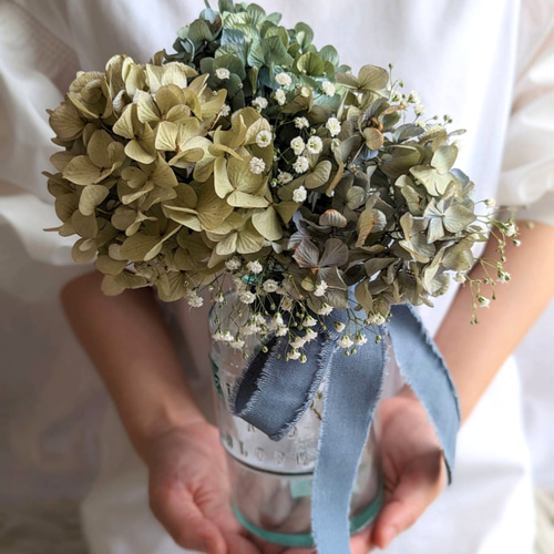1アンティーク紫陽花のスワッグ 母の日 母の日ギフト