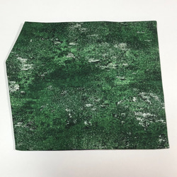 渋め薄手ハード袱紗◆HOFFMAN FABRICS　生地　翠銀彩 5枚目の画像