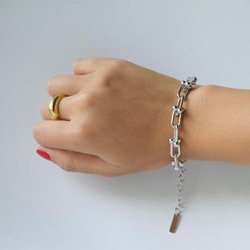 chains bracelet silver 2枚目の画像