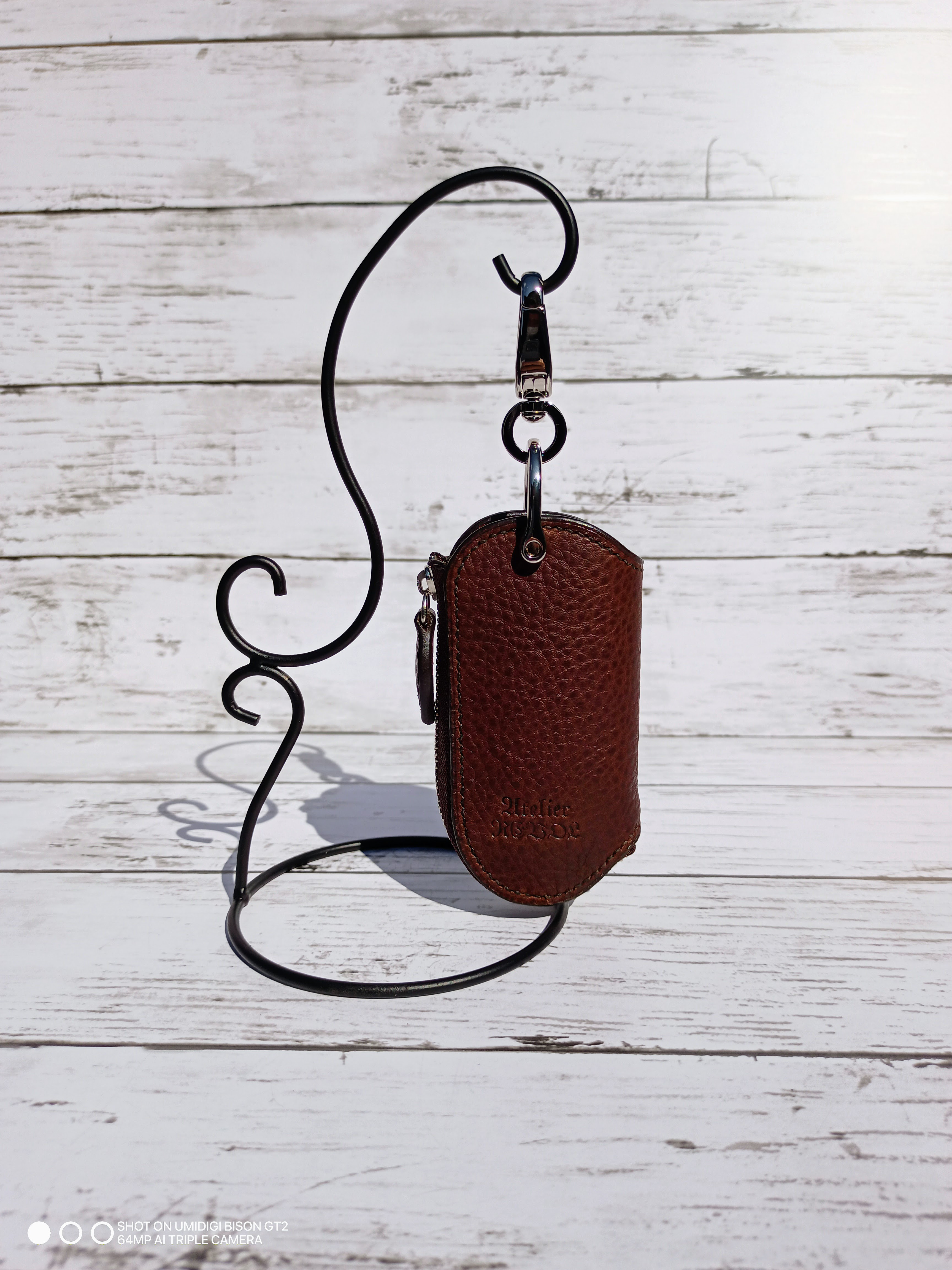 ミネルバボックス　ファスナーキーケース　ニッケル