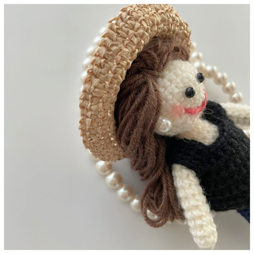 ドリカム風　あみぐるみ人形セット6体 送料無料】ドールチャーム 手編み あみぐるみ あみぐるみ himawari