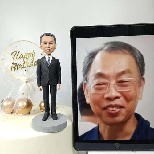 ケーキトッパー オーダーメイド 似顔絵プレゼント フィギュア
