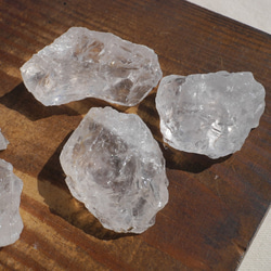 天然石3個セット合計約76～78gロッククリスタル(マダガスカル産)ラフカット水晶原石[mgq-230327-02] 6枚目の画像