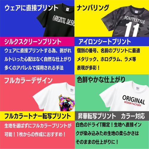 オリジナルTシャツ オーダー作成 Tシャツプリント クラT 綿100% T