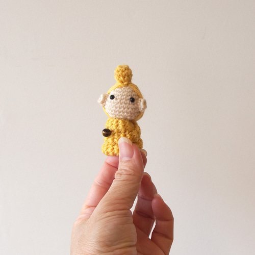 神さまシリーズ：宇賀神くんのキーホルダー（ブローチ）】あみぐるみ