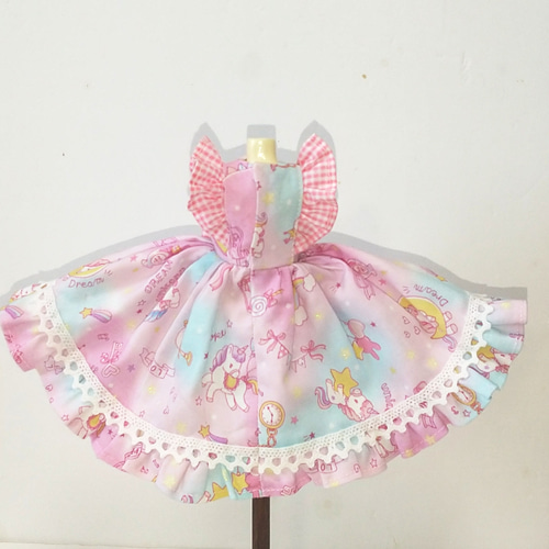 送料無料】22cm ゆめいろワンピース (ピンク)リカちゃん