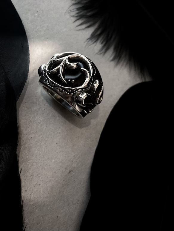 【礦石系列】 叛逆rebel 男士銀飾 925純銀 戒指 第4張的照片