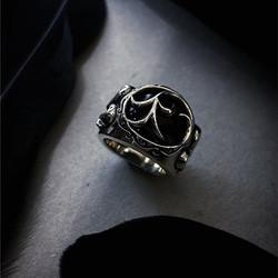 【礦石系列】 叛逆rebel 男士銀飾 925純銀 戒指 第1張的照片