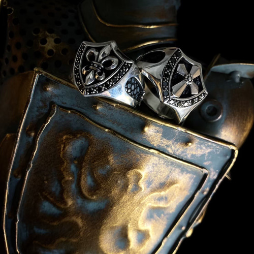 REGALIA シールド型 シルバー925リング REGALIA/レガリア】シールドリング シルバー925 15号 指輪