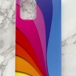 スマホケース Xperia AQUOS Galaxy iPhone 対応 虹 m-589 3枚目の画像