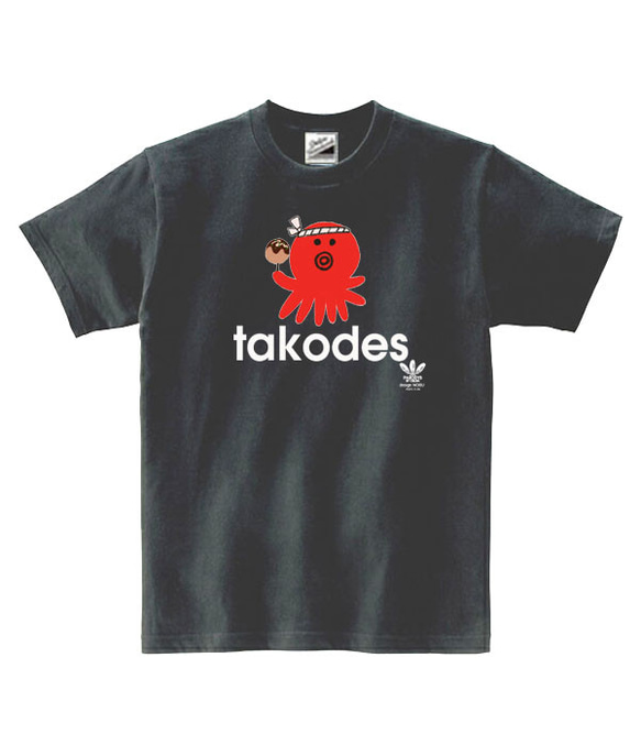 S～3XL/5oz大阪土産パロディ】TAKODESU大阪タコです半袖Tシャツ