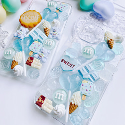 CANDY POP  ice mint  お菓子のiPhoneケース　フェイクスイーツ 6枚目の画像