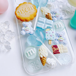 CANDY POP  ice mint  お菓子のiPhoneケース　フェイクスイーツ 3枚目の画像