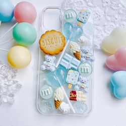 CANDY POP  ice mint  お菓子のiPhoneケース　フェイクスイーツ 5枚目の画像