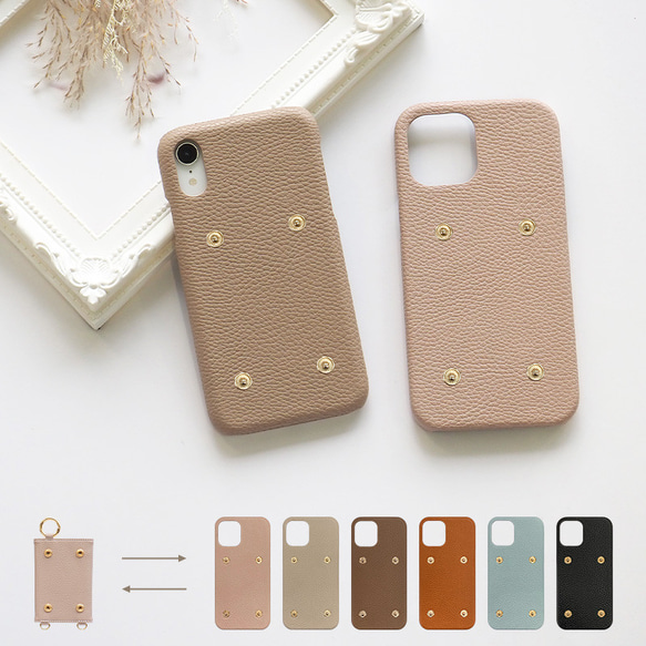 iPhoneケース スマホケース スマホカバー シンプル レザー