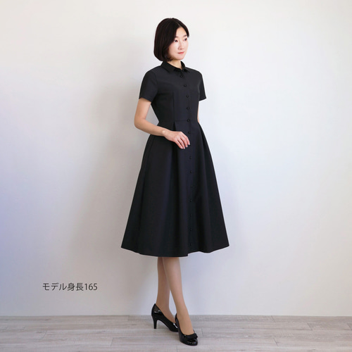 ブラックミニワンピース 半袖 襟付き 楽天市場】【取寄】ワンピース ミニ丈 ミニワンピース 半袖 襟付き