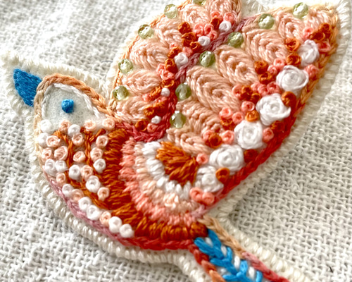 専用商品　　刺繍ブローチ 7d58571e82e2a77839cb60075efe5c