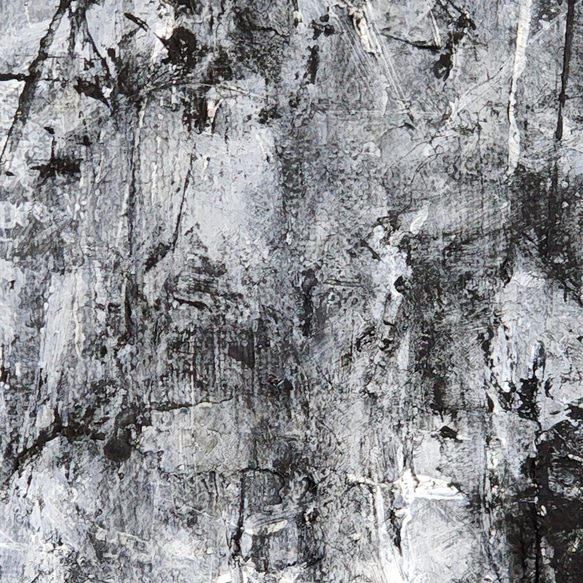 ひろ・あおき　作　「知覚022 」　アクリル/キャンバス　S3　27.3x27.3cm　抽象絵画　現代アート　スクエア 3枚目の画像