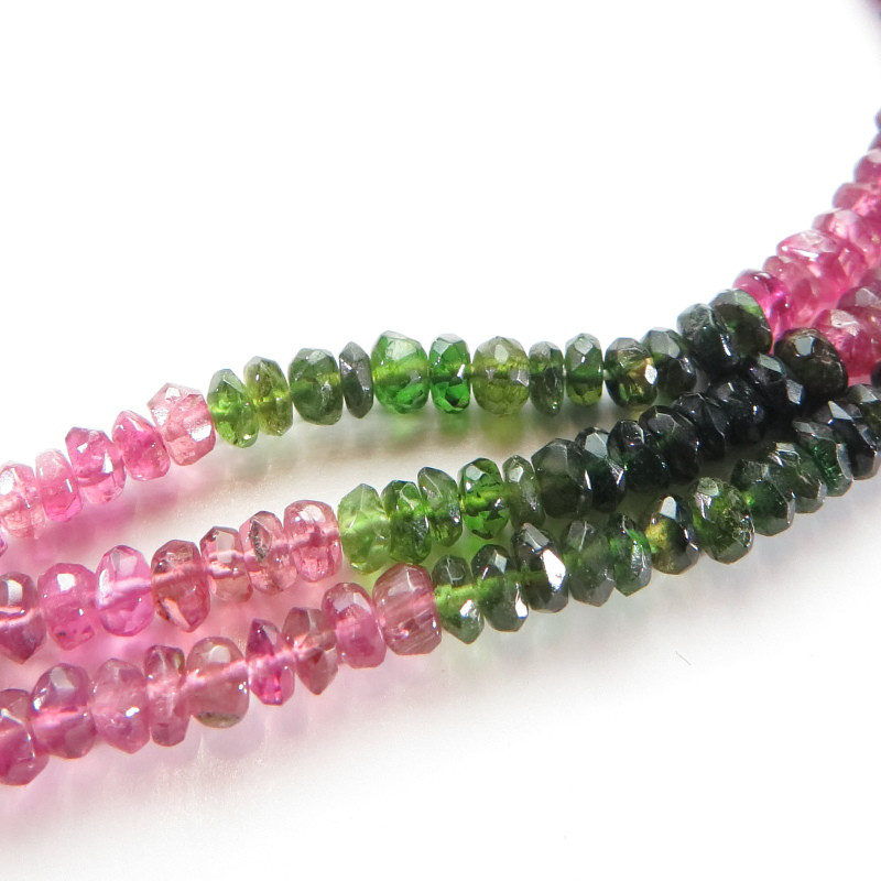 TOR-MLT-OTH-004H　トルマリン　ボタンカット　1連