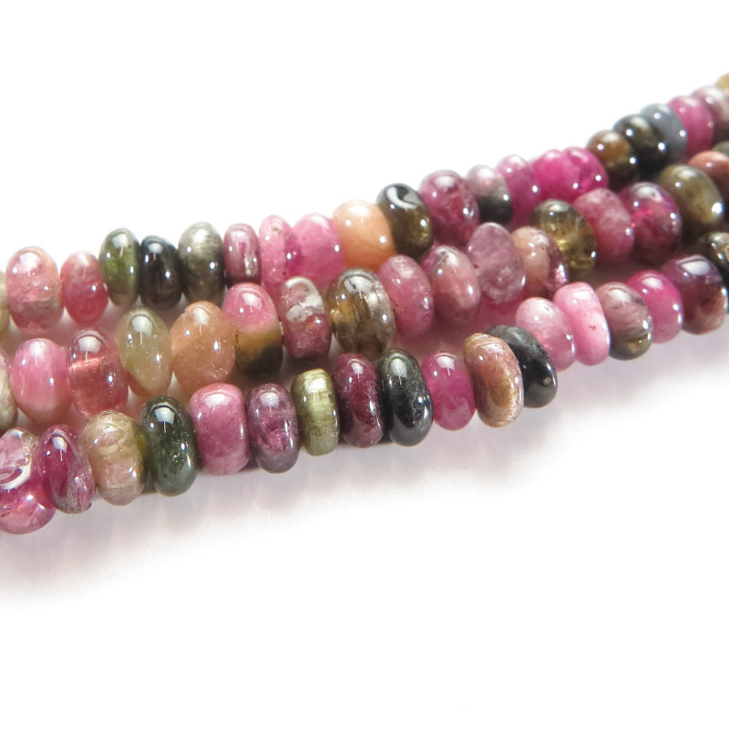 TOR-MLT-BTT-010H　トルマリン　ボタンナゲット　1連