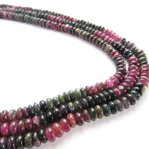 TOR-MLT-BTT-007H　バイカラートルマリン　ボタン　1連 