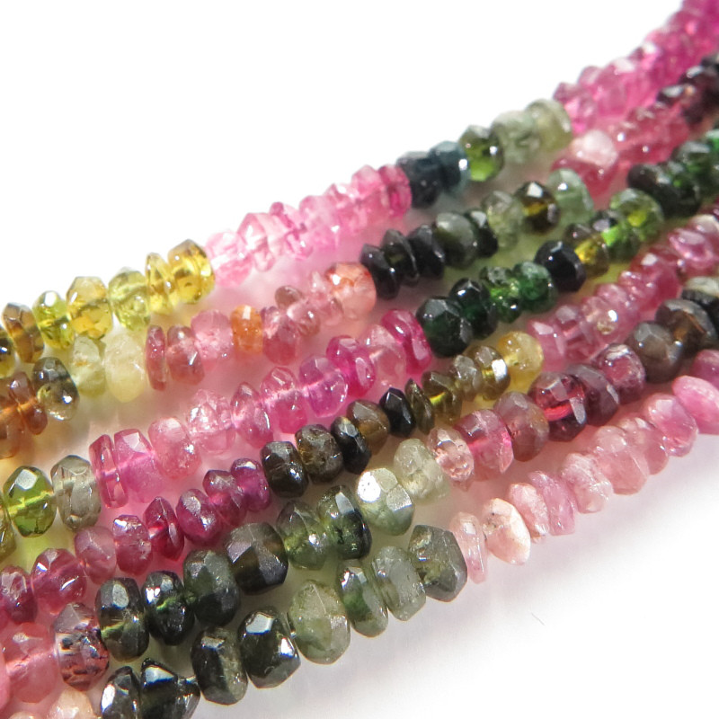 TOR-MLT-BTT-006H　トルマリン　ボタンカット　1連