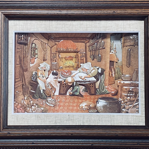 絵画 シャドーボックス 西陣織です。