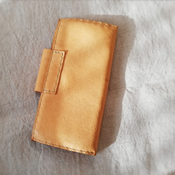 【vintage】simple wallet　ナチュラル　ピッグスキンレザー 8枚目の画像