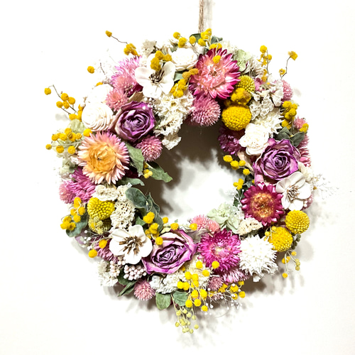 ドライフラワーリース ドライフラワー Lagurus-ラグラス- 通販｜Creema  