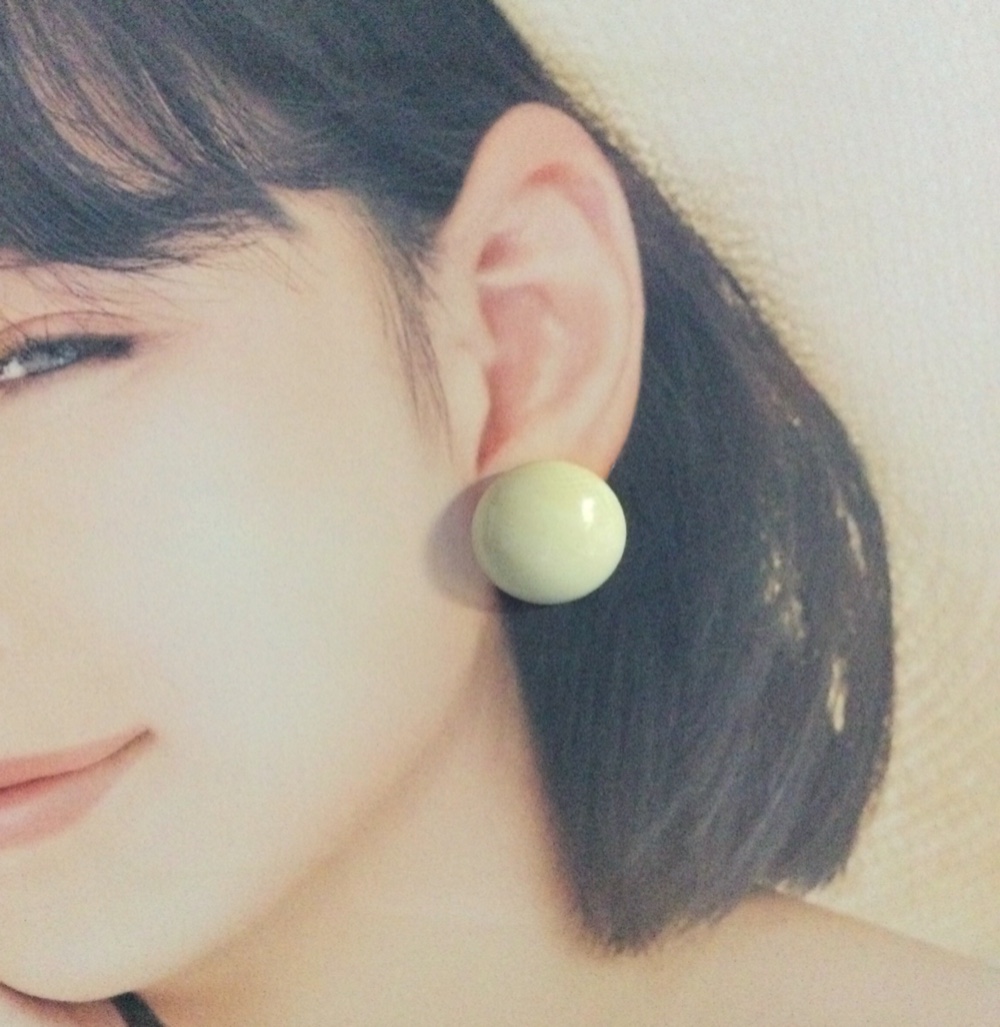 本象牙　イヤリング　MY-4