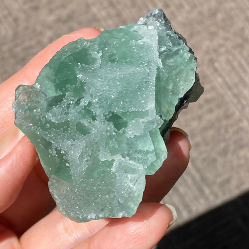 フローライト　グリーンフローライト　原石 グリーンフローライトの原石（2種） | ストーンショップアルカイック