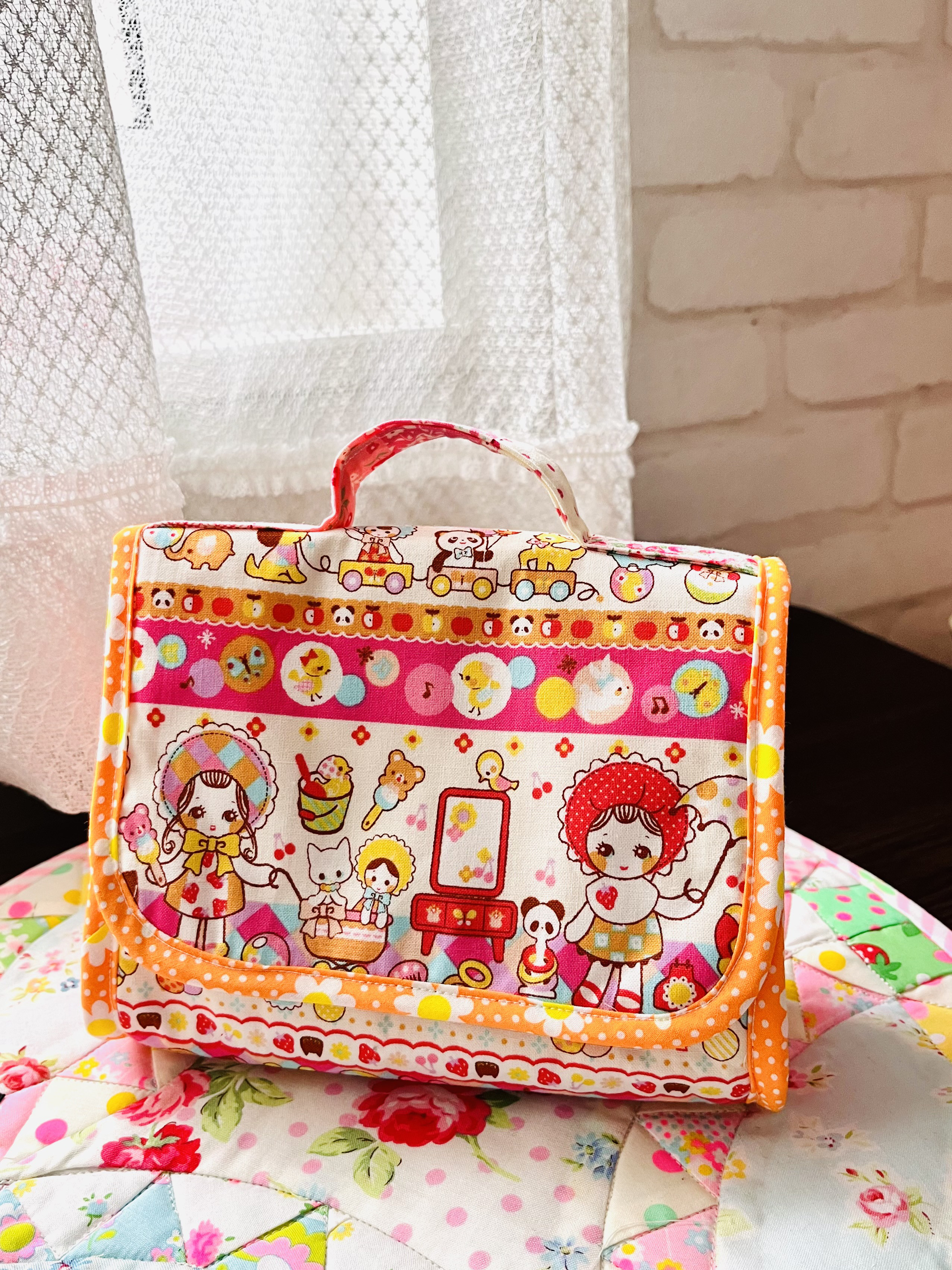 文化人形はなちゃん レトロ 一閑張り バッグ かごバッグ ハンドバッグ 昭和 文化人形はなちゃん レトロ 一閑張り バッグ かごバッグ