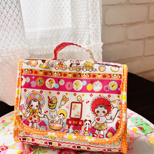 文化人形はなちゃん レトロ 一閑張り バッグ かごバッグ ハンドバッグ 昭和 昭和レトロ文化人形 おしゃれなミニバッグ ポーチ マリコヤ